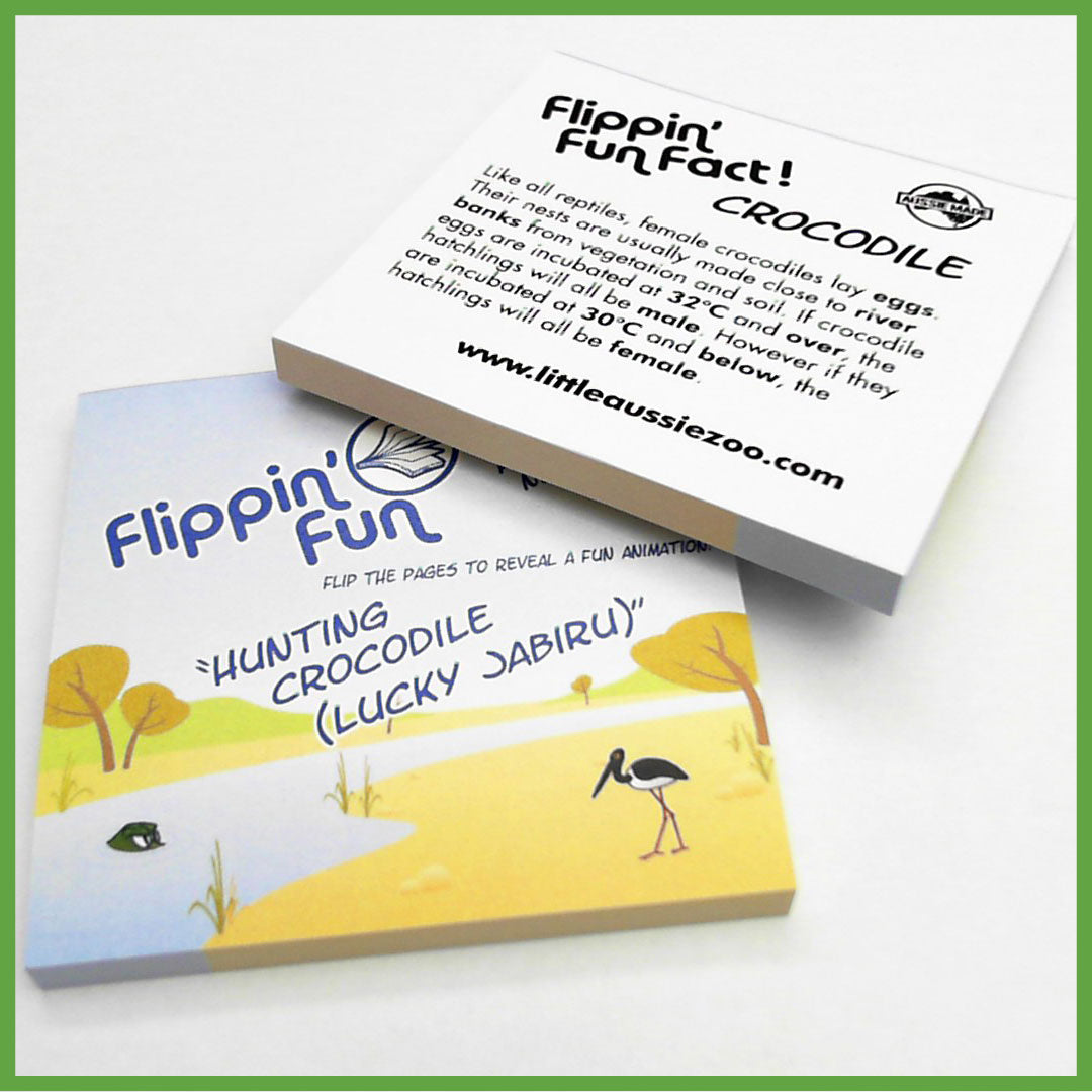 Hunting Crocodile (Lucky Jabiru) Flip-Book