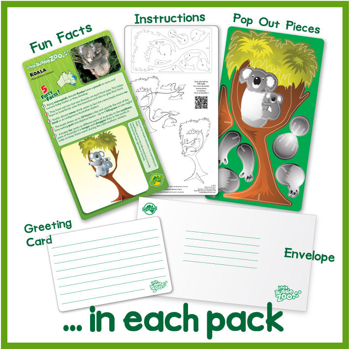 Koala Pop-Out Postcard