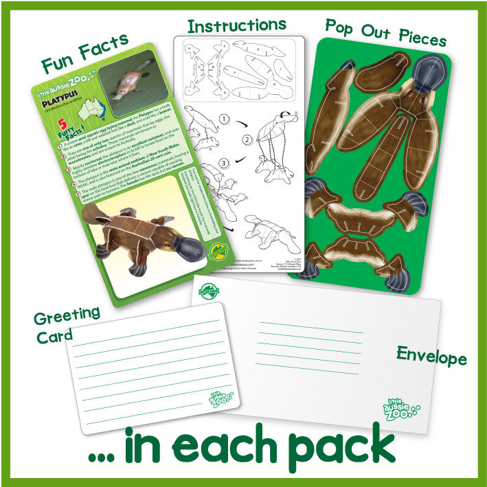 Platypus Pop-Out Postcard